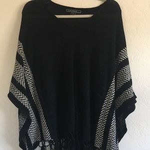 Poncho Style Sweater